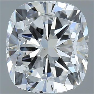Picture of Natural Diamond 3.02 Carats, Cushion with  Cut, D Color, VS2 Clarity and Certified by GIA