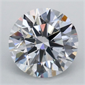 Lab Grown Diamond 1.10 Carats, Round with Ideal Cut, D Color, VS2 Clarity and Certified by IGI