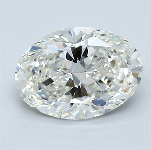 Picture of Natural Diamond 1.34 Carats, Oval with  Cut, I Color, VS2 Clarity and Certified by GIA