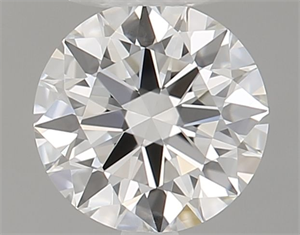 Foto Diamante Natural 0.41 quilates, Redondo , Color G, claridad IF y certificado GIA de