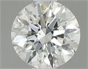 Natural Diamond 0.45 Carats, Round with Excellent Cut, H Color, SI2 Clarity and Certified by GIA