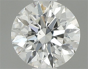 Picture of Natural Diamond 0.45 Carats, Round with Excellent Cut, H Color, SI2 Clarity and Certified by GIA