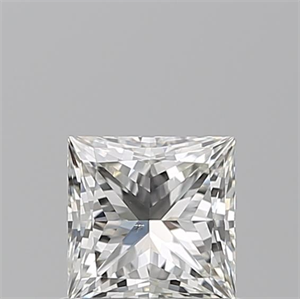 Picture of Natural Diamond 0.70 Carats, Princess with  Cut, I Color, SI1 Clarity and Certified by GIA
