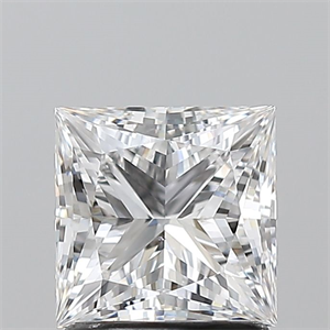 Foto Diamante Natural 1.50 quilates, Princesa , Color D, claridad SI1 y certificado GIA de