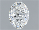 Natural Diamond 0.90 Carats, Oval with  Cut, E Color, VS2 Clarity and Certified by GIA