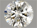 Natural Diamond 0.70 Carats, Round with Excellent Cut, K Color, VVS2 Clarity and Certified by GIA