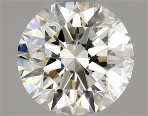 Picture of Natural Diamond 0.70 Carats, Round with Excellent Cut, K Color, VVS2 Clarity and Certified by GIA