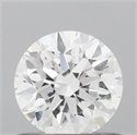 Lab Grown Diamond 0.72 Carats, Round with Excellent Cut, D Color, VS1 Clarity and Certified by IGI