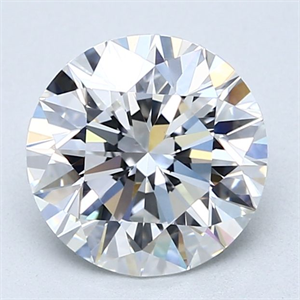 Picture of Natural Diamond 2.50 Carats, Round with Excellent Cut, E Color, VS1 Clarity and Certified by GIA