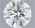 Natural Diamond 0.46 Carats, Round with Excellent Cut, I Color, VVS1 Clarity and Certified by IGI