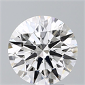 Lab Grown Diamond 3.07 Carats, Round with Ideal Cut, E Color, VVS2 Clarity and Certified by IGI