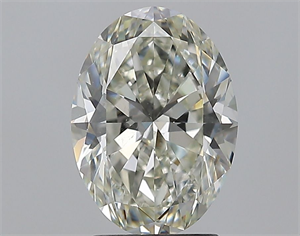 Picture of Natural Diamond 2.51 Carats, Oval with  Cut, J Color, SI1 Clarity and Certified by GIA