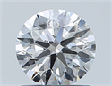 Natural Diamond 0.83 Carats, Round with Excellent Cut, E Color, VS1 Clarity and Certified by GIA