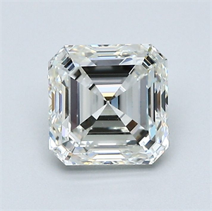 Foto Diamante Natural 1.30 quilates, Asscher , Color I, claridad VS1 y certificado GIA de