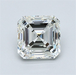 Picture of Natural Diamond 1.30 Carats, Asscher with  Cut, I Color, VS1 Clarity and Certified by GIA