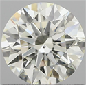 Natural Diamond 0.80 Carats, Round with Excellent Cut, I Color, VS2 Clarity and Certified by IGI