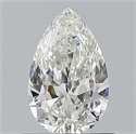 Natural Diamond 0.70 Carats, Pear with  Cut, H Color, VS2 Clarity and Certified by GIA