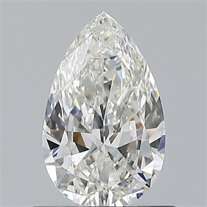 Picture of Natural Diamond 0.70 Carats, Pear with  Cut, H Color, VS2 Clarity and Certified by GIA