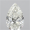 Natural Diamond 3.01 Carats, Pear with  Cut, I Color, VVS1 Clarity and Certified by IGI