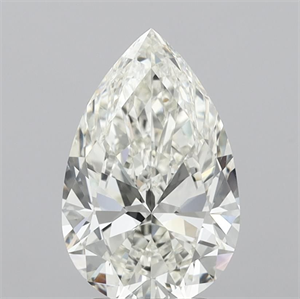 Picture of Natural Diamond 3.01 Carats, Pear with  Cut, I Color, VVS1 Clarity and Certified by IGI