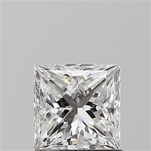 Foto Diamante Natural 1.02 quilates, Princesa , Color E, claridad VS2 y certificado GIA de