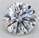 Lab Grown Diamond 1.05 Carats, Round with Ideal Cut, D Color, VVS2 Clarity and Certified by IGI