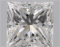 Diamante Natural 0.77 quilates, Princesa , Color D, claridad VS2 y certificado GIA