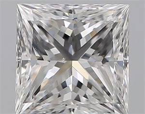 Foto Diamante Natural 0.77 quilates, Princesa , Color D, claridad VS2 y certificado GIA de