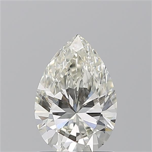 Picture of Natural Diamond 0.91 Carats, Pear with  Cut, J Color, VS2 Clarity and Certified by GIA