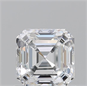 Natural Diamond 1.01 Carats, Asscher with  Cut, E Color, VS2 Clarity and Certified by GIA