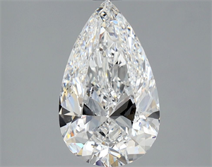 Foto Diamante Natural 2.00 quilates, De pera , Color D, claridad SI1 y certificado GIA de