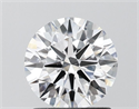 Lab Grown Diamond 1.26 Carats, Round with Ideal Cut, D Color, VVS1 Clarity and Certified by IGI