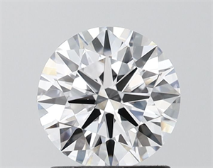 Picture of Lab Grown Diamond 1.26 Carats, Round with Ideal Cut, D Color, VVS1 Clarity and Certified by IGI