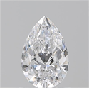 Natural Diamond 0.90 Carats, Pear with  Cut, D Color, VS1 Clarity and Certified by GIA