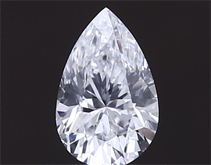 Foto Diamante Natural 0.29 quilates, De pera , Color D, claridad SI1 y certificado GIA de