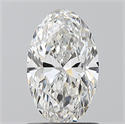 Natural Diamond 1.01 Carats, Oval with  Cut, E Color, VVS1 Clarity and Certified by GIA