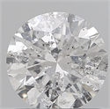 Natural Diamond 0.90 Carats, Round with Very Good Cut, E Color, I1 Clarity and Certified by IGI