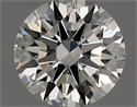 Diamante Natural 0.41 quilates, Redondo , Color I, claridad IF y certificado GIA
