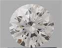Natural Diamond 0.52 Carats, Round with Excellent Cut, H Color, VS2 Clarity and Certified by GIA