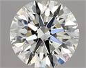 Natural Diamond 0.51 Carats, Round with Excellent Cut, H Color, VVS1 Clarity and Certified by GIA