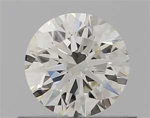 Picture of Natural Diamond 0.50 Carats, Round with Excellent Cut, I Color, VVS2 Clarity and Certified by IGI