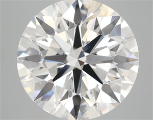 Picture of Lab Grown Diamond 7.04 Carats, Round with Ideal Cut, G Color, VS2 Clarity and Certified by IGI