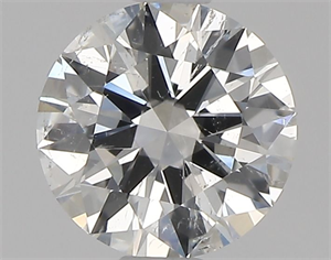 Picture of Natural Diamond 0.67 Carats, Round with Excellent Cut, E Color, SI2 Clarity and Certified by HRD