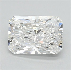 Picture of Lab Grown Diamond 1.04 Carats, Radiant with  Cut, E Color, VVS2 Clarity and Certified by IGI
