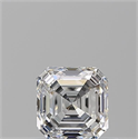 Natural Diamond 0.71 Carats, Asscher with  Cut, E Color, VS1 Clarity and Certified by GIA