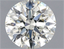 Natural Diamond 1.01 Carats, Round with Excellent Cut, J Color, VVS2 Clarity and Certified by GIA