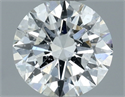 Natural Diamond 0.50 Carats, Round with Excellent Cut, G Color, I1 Clarity and Certified by GIA