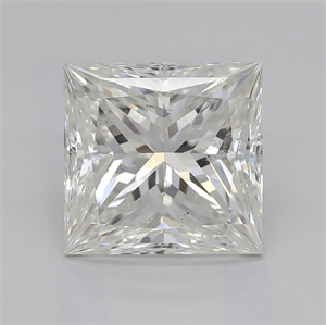 Picture of Natural Diamond 2.52 Carats, Princess with  Cut, I Color, SI2 Clarity and Certified by GIA