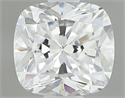 Natural Diamond 0.61 Carats, Cushion with  Cut, E Color, SI1 Clarity and Certified by GIA