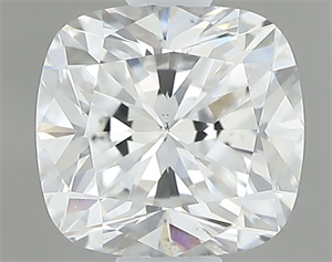 Picture of Natural Diamond 0.61 Carats, Cushion with  Cut, E Color, SI1 Clarity and Certified by GIA